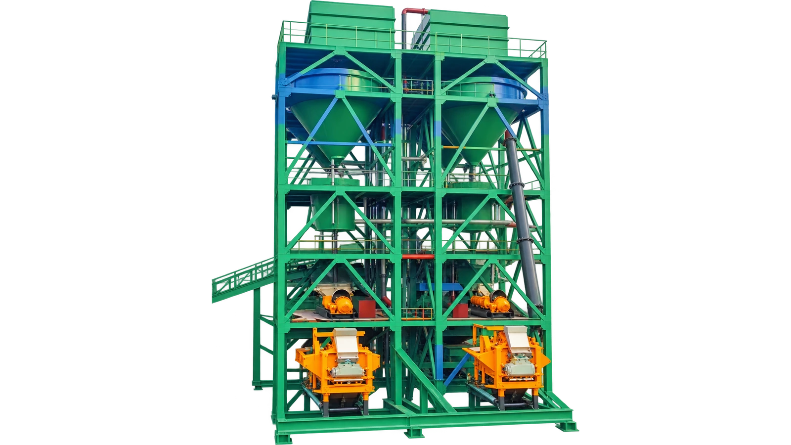 Tháp phân cấp cát silica - Dòng thiết bị