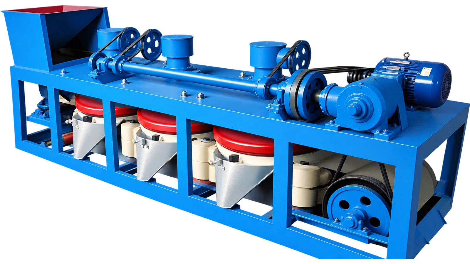 Máy tuyển từ khô ba đĩa 3PC - Dòng thiết bị
